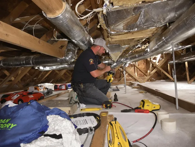 Professional air duct repair by Swansea Air Duct Cleaning in Swansea