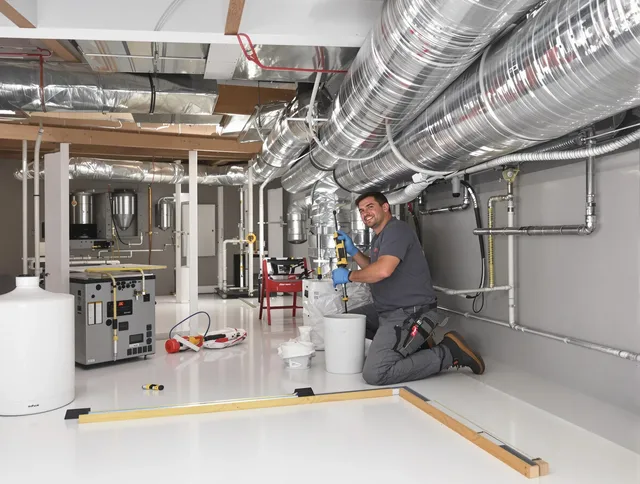 Professional duct sealing service by Swansea Air Duct Cleaning in Swansea