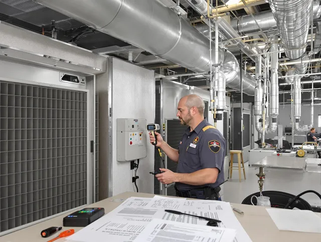 Professional filter system inspection by Swansea Air Duct Cleaning in Swansea