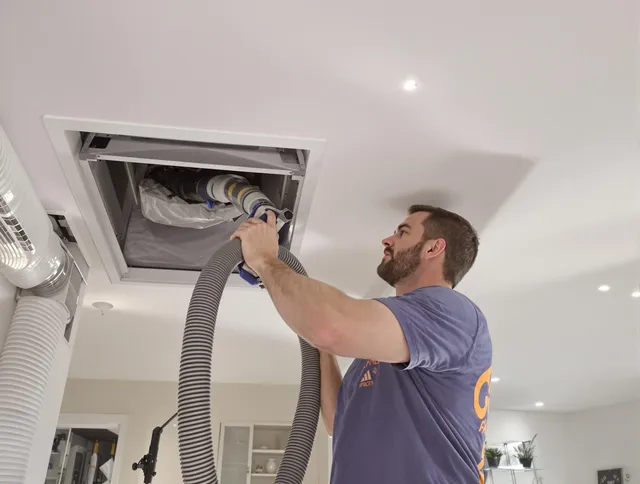 Precision indoor duct cleaning by Swansea Air Duct Cleaning in Swansea